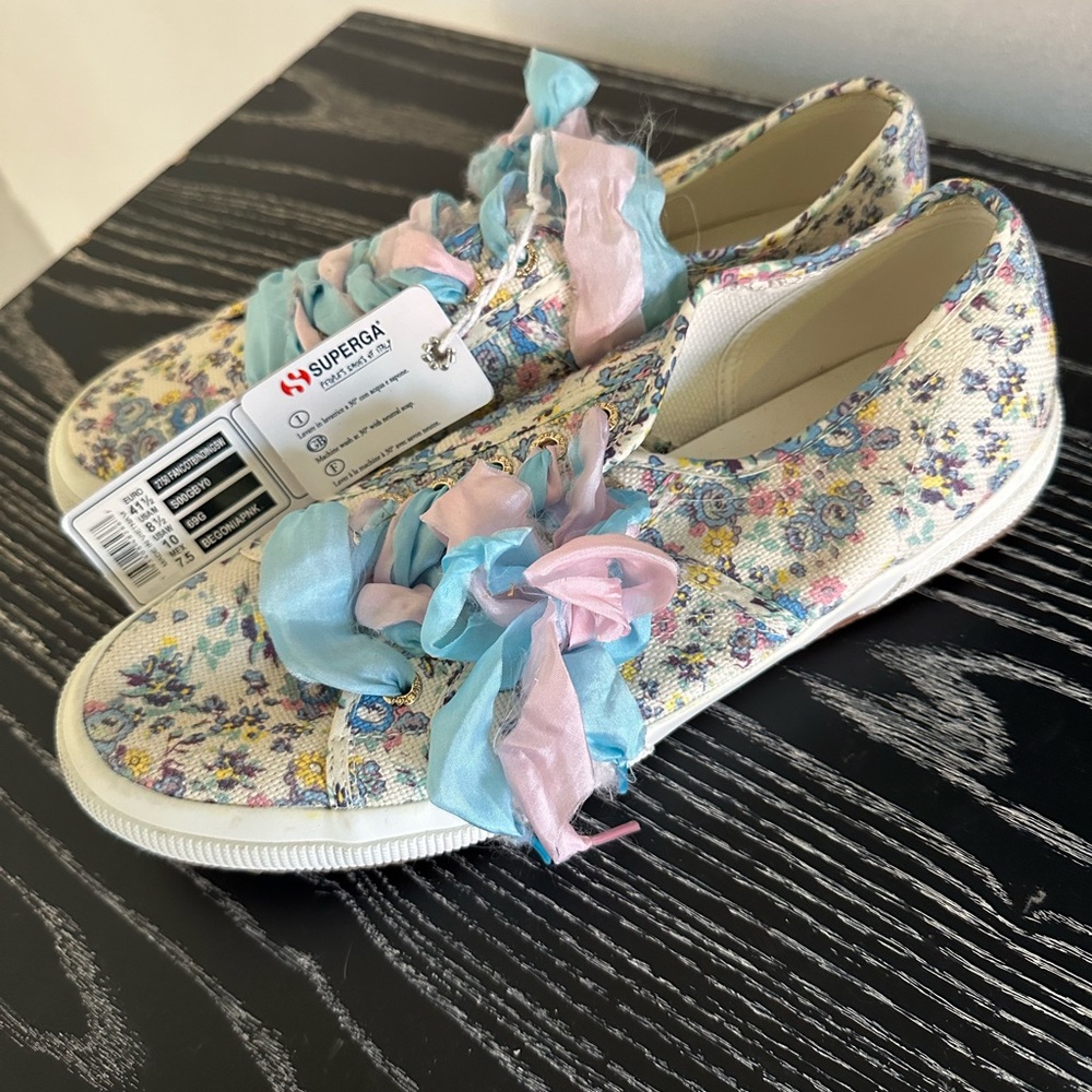 Superga love shack fancy sneaker 8.5